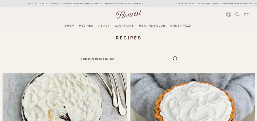 Recipes by Flourist